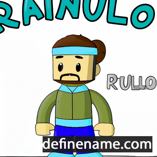 cartoon of the name Ranulfo