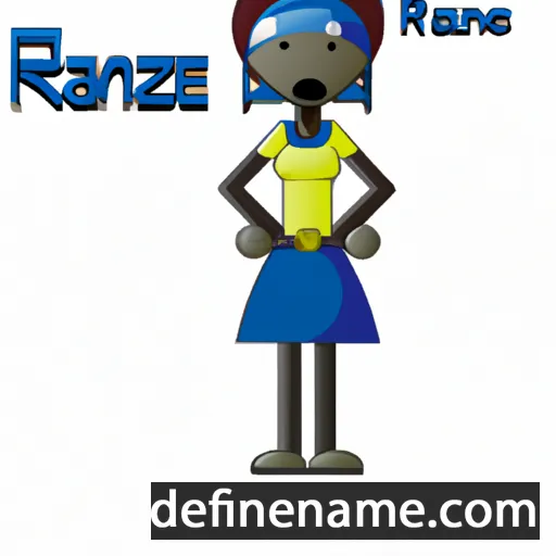 cartoon of the name Ranze