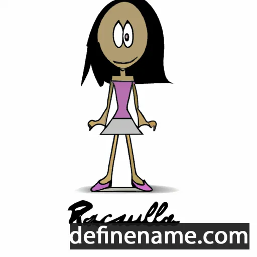 cartoon of the name Raquella