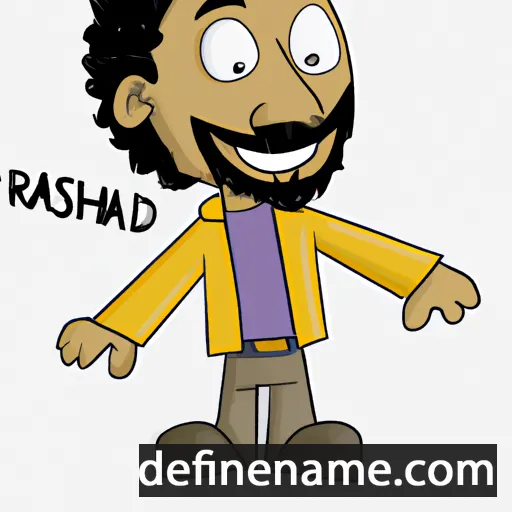 cartoon of the name Rashard