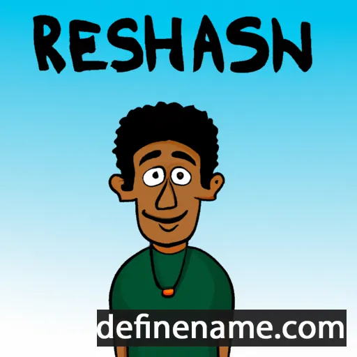 Rasheen cartoon