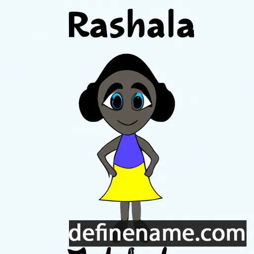 cartoon of the name Rashela