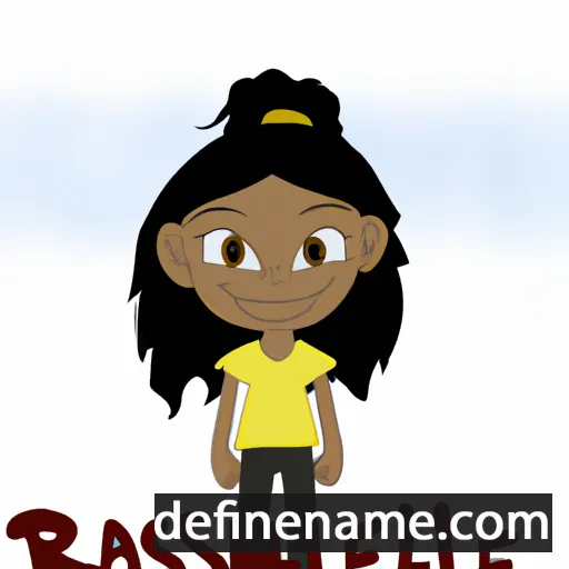 cartoon of the name Rashelle