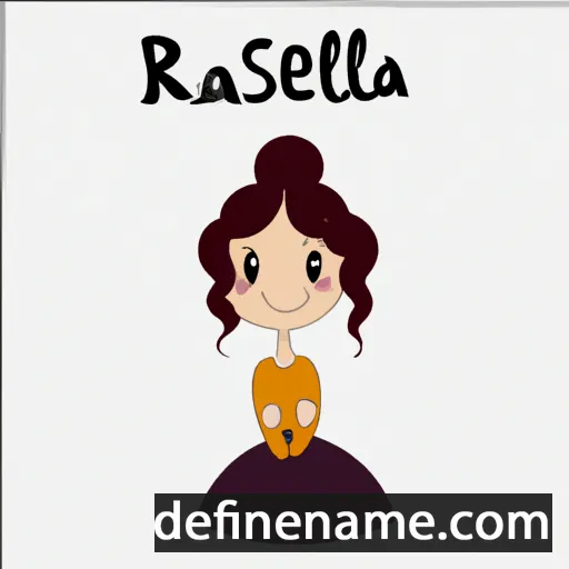 cartoon of the name Rasiella