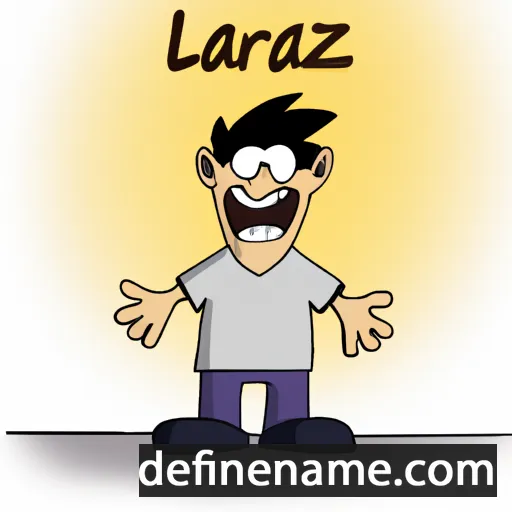 cartoon of the name Lázár