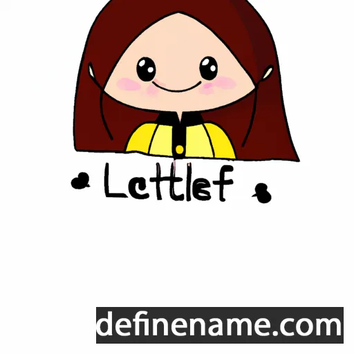 cartoon of the name Laëtitia