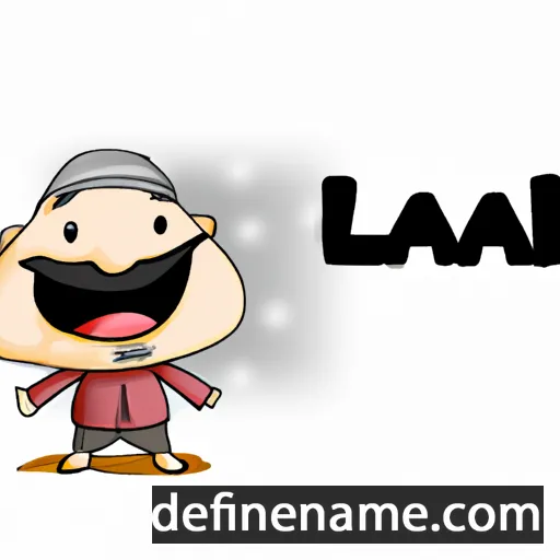 cartoon of the name Lal