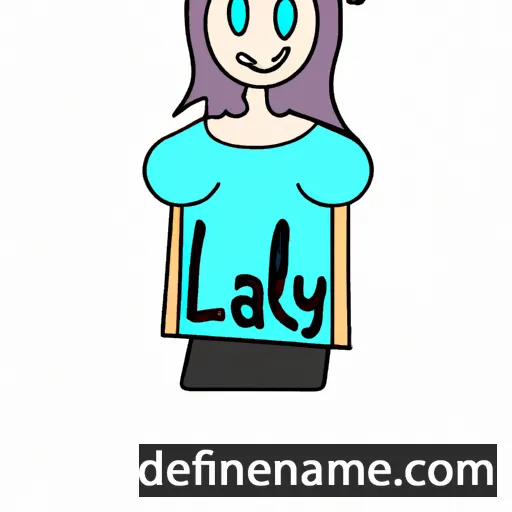 cartoon of the name Lally