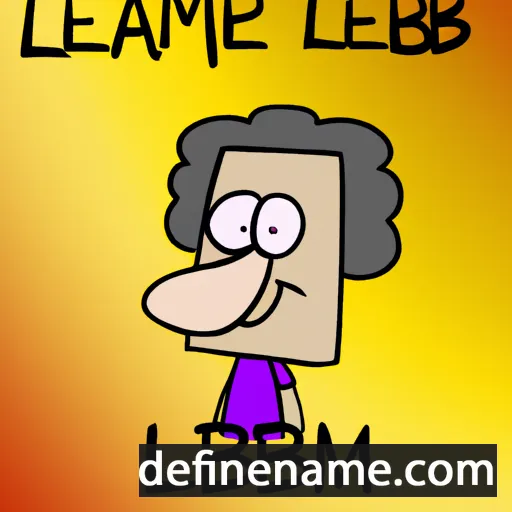 cartoon of the name Lambert