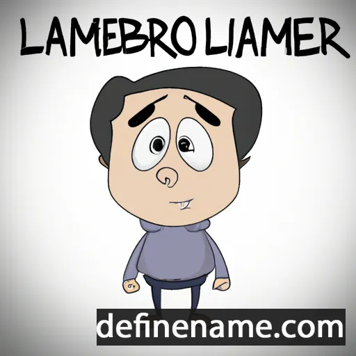 Lamberto cartoon