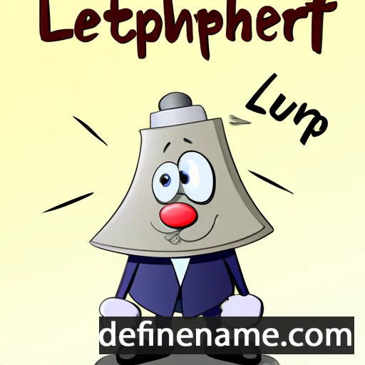 cartoon of the name Lamprecht