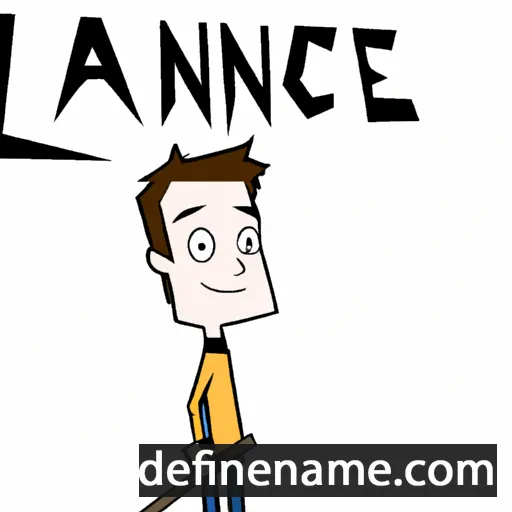 cartoon of the name Lance