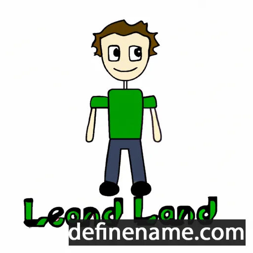 cartoon of the name Landen