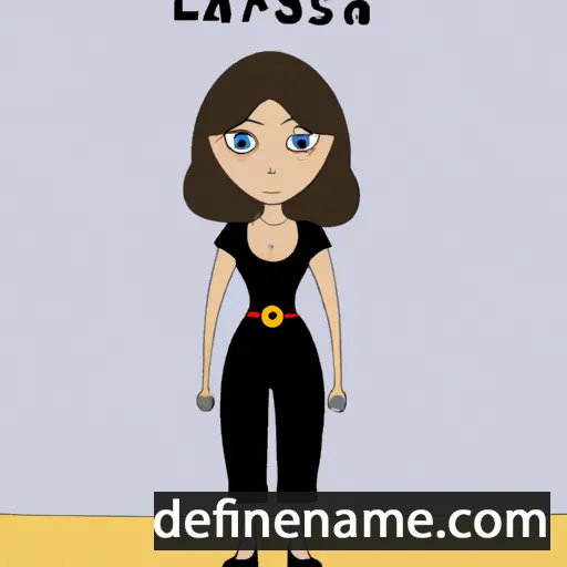 cartoon of the name Larisa