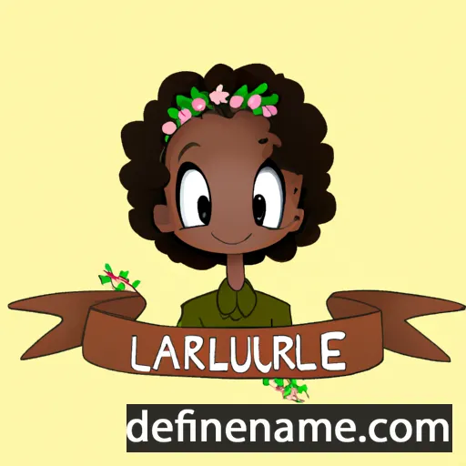 cartoon of the name Laurelle