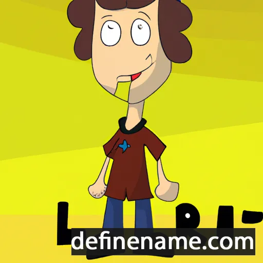 cartoon of the name Lauri