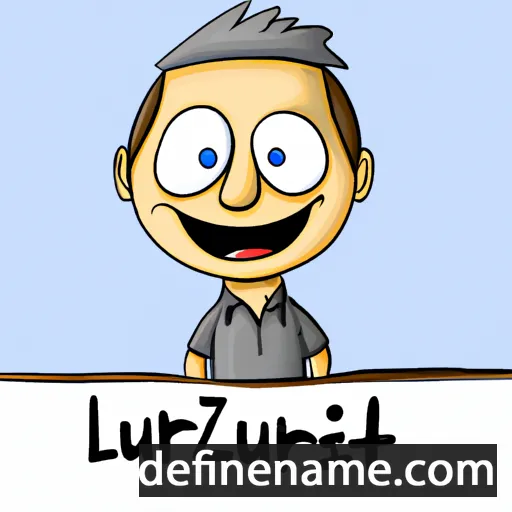 cartoon of the name Lauritz