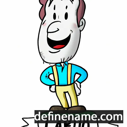 cartoon of the name Lauro