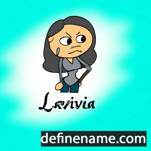 cartoon of the name Lavinia