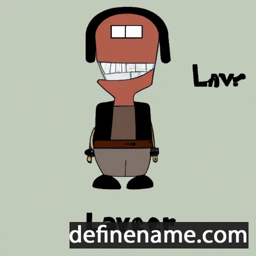 cartoon of the name Lavr