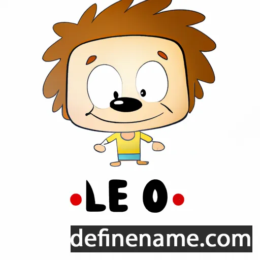 Léo cartoon