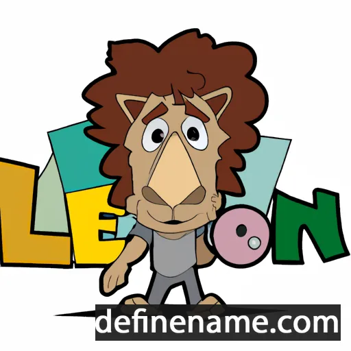 cartoon of the name Léone