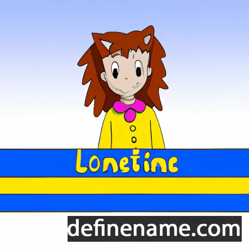 cartoon of the name Léontine