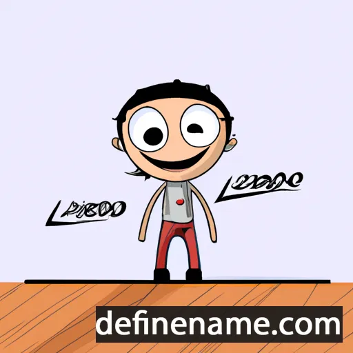 cartoon of the name Leandro