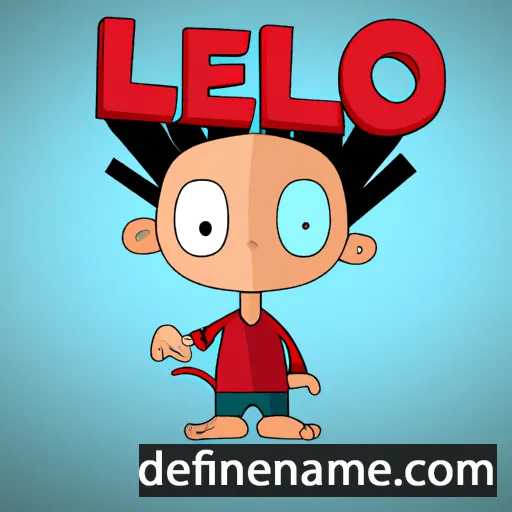 cartoon of the name Leelo