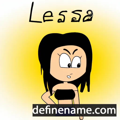 Leesa cartoon