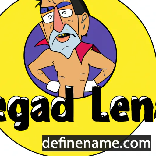 cartoon of the name Legend