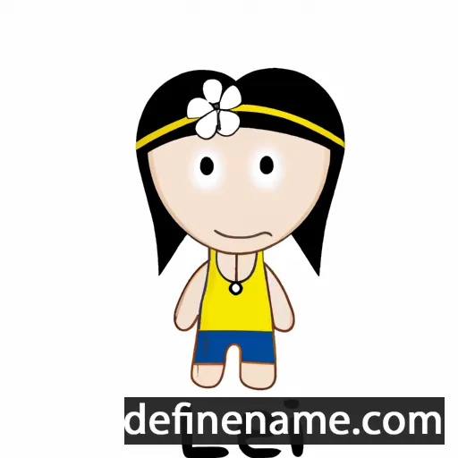 cartoon of the name Lei