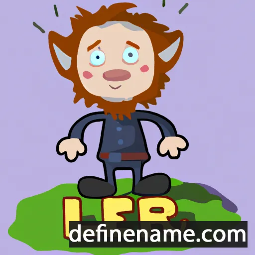 cartoon of the name Leifur