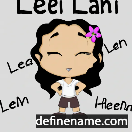 Leilani cartoon