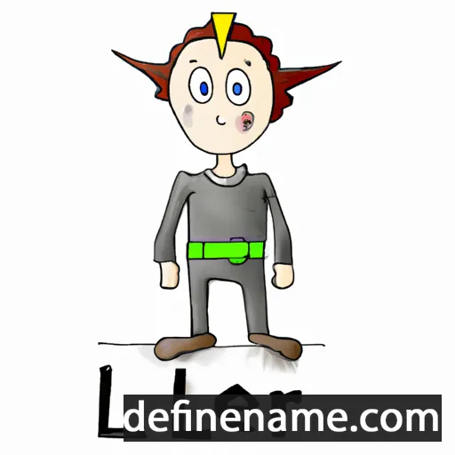 cartoon of the name Leir