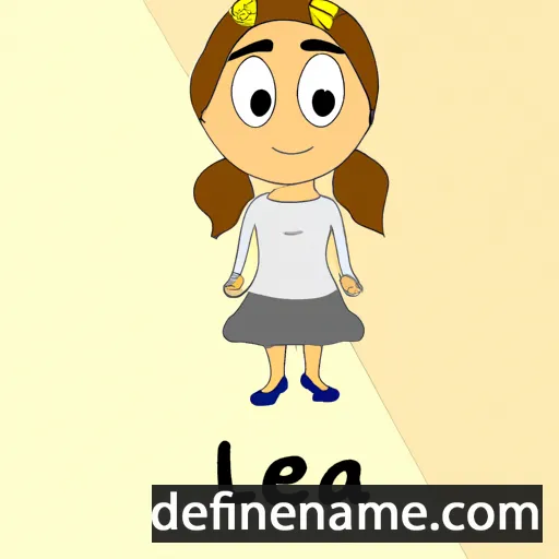 cartoon of the name Lela