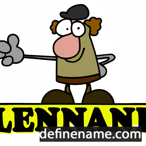 cartoon of the name Lennard