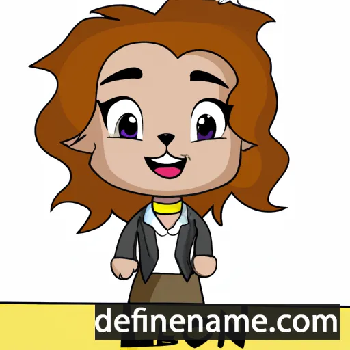 cartoon of the name Leona