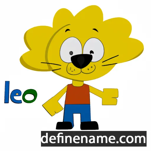 Leoš cartoon