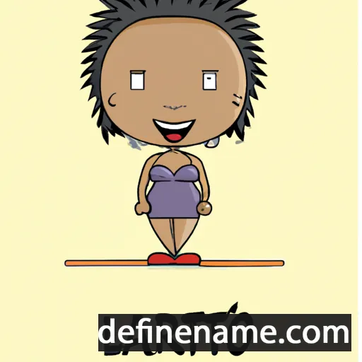 cartoon of the name Lerato