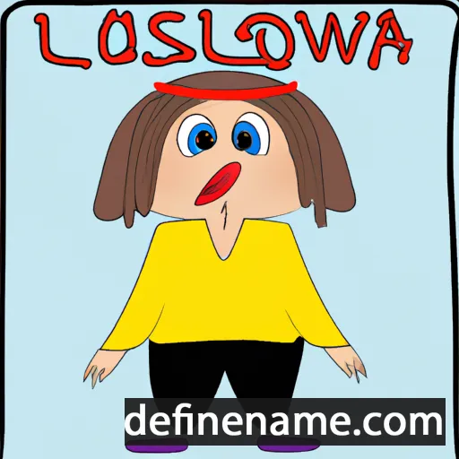 cartoon of the name Lesława