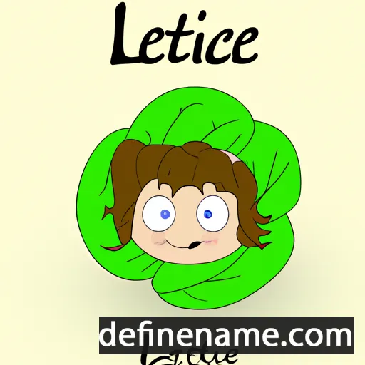 cartoon of the name Lettice