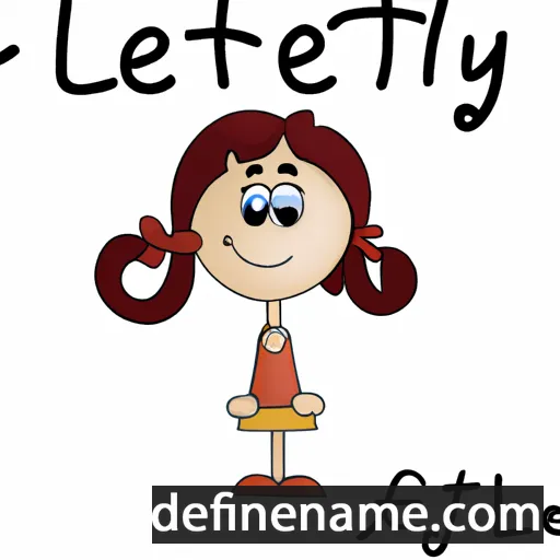 cartoon of the name Letty