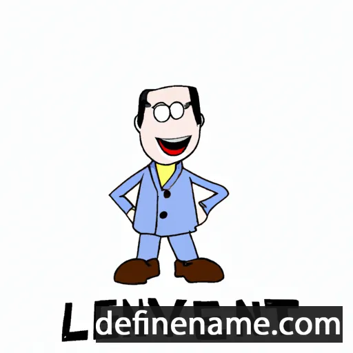 cartoon of the name Levent