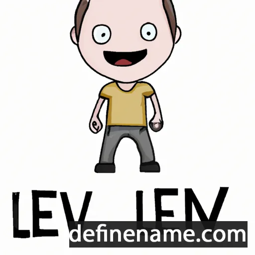 cartoon of the name Levi