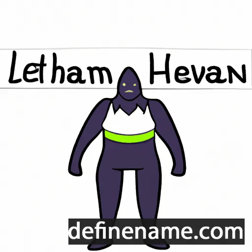 cartoon of the name Leviathan