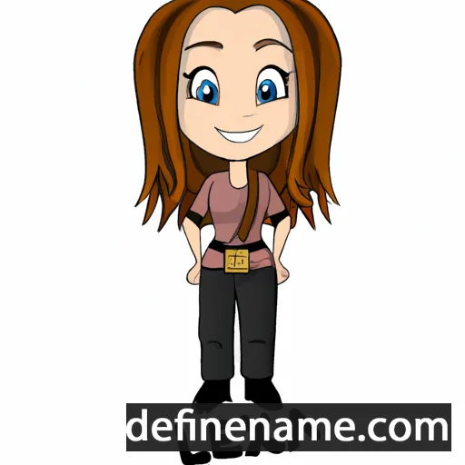 cartoon of the name Lexa