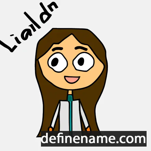 Líadan cartoon