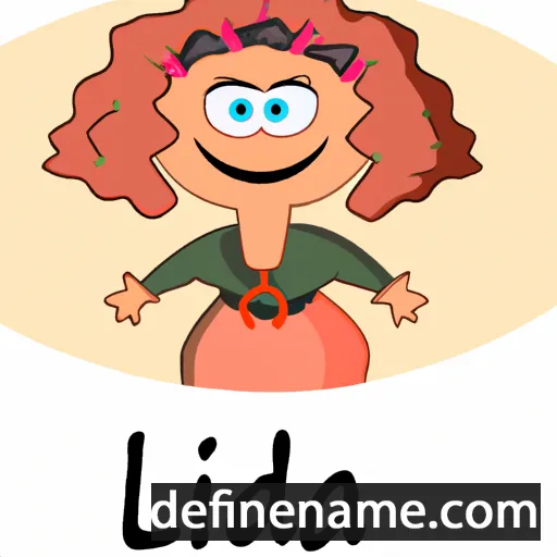 cartoon of the name Lidija