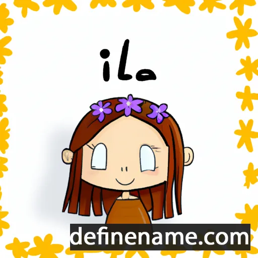 cartoon of the name Lilja